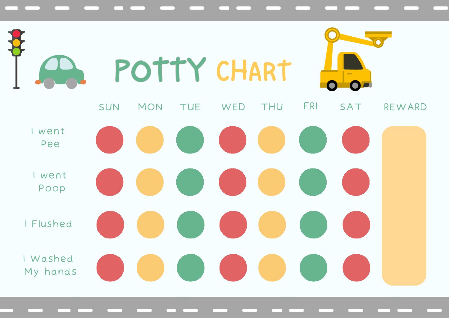 Potty Reward Chart